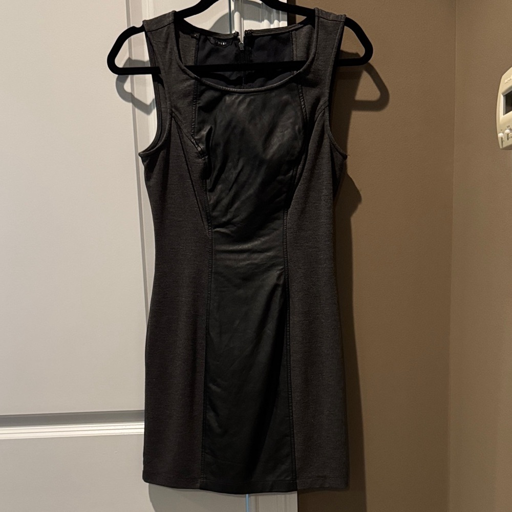 Guess Black and Gray Mini Dress
